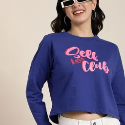 HERE&NOW Typography Printed Full Sleeves Casual Sweatshirt-picture-55