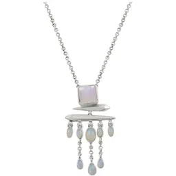 Tribe Amrapali 92.5 Sterling Silver Necklace-picture-27