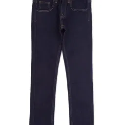 Pepe Jeans Boys Dark Blue Solid Jeans-picture-12