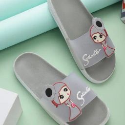 Pampy Angel Women's Grey Slides-picture-8