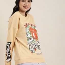 HERE&NOW Graphic Printed Pure Cotton Sweatshirt-picture-56