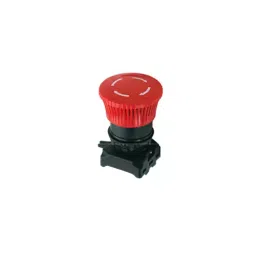 ESBEE Mushroom Head Push-Turn Button 22.5mm Red (Ttpr)-8