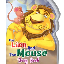 hellofriend books My Shaped Story Book: The Lion and the Mouse - Shaped Story Board Book for Kids-picture-26