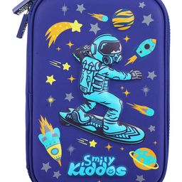 Smily Kiddos Single Compartment pencil case v3 Space Astronaut Theme Blue-image-79