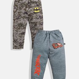 YK X Minute Mirth Boys Pack Of 2 Printed Track Pants & Joggers-image-69