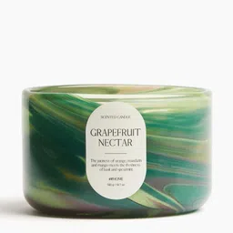 H&M Green Large Scented Candle In Glass Holder-image-82
