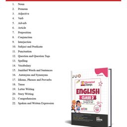 disha publications Olympiad Champs English Class 3 with Chapter-wise Previous 10 Year (2013 - 2022) Questions 5th Edition Complete Prep Guide with Theory, PYQs, Past & Practice Exercise image 3