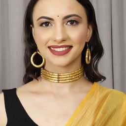 VIVAZS Gold-Plated Jewellery Set-58