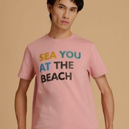 Albion By CnM Typography Printed Round Neck Pure Cotton T-shirt-image-17
