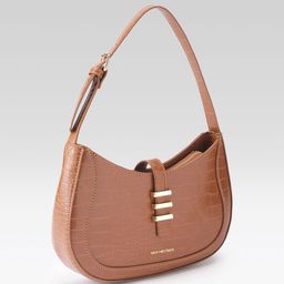 Van Heusen Croc Textured Structured Shoulder Bag image 3