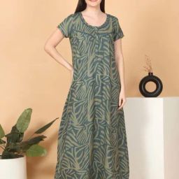 Sweet Dreams Multicolored Printed Nighty-image-14