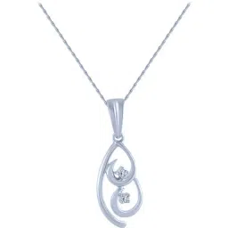 P.C. Chandra Jewellers 14 kt Gold & Diamond Pendant without Chain-image-58