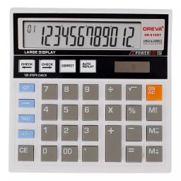 Oreva Check & Correct Calculator Basic Calculator ‎LCD Display, OR-512GT-35