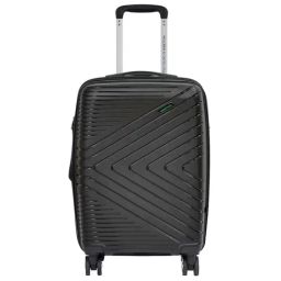 United Colors of Benetton Ragnar Black Textured Hard Cabin Trolley Bag -56 Cms-23