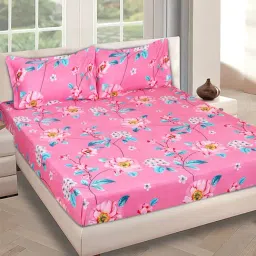 Romee Pink Microfibre Bedsheets-image-67