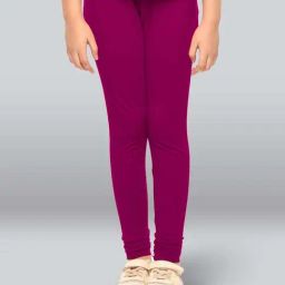 Lyra Kids Purple Skinny Fit Leggings-image-86