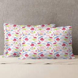 MYTRIDENT Grey Soft Comfort 2 Pillow Covers Set-27