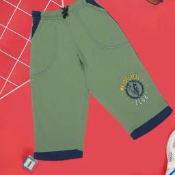 Dollar Boys Green Solid Capri-picture-32