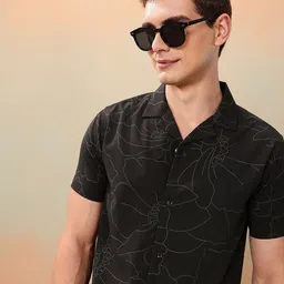 Mast & Harbour Men Classic Floral Printed Casual Shirt-picture-32