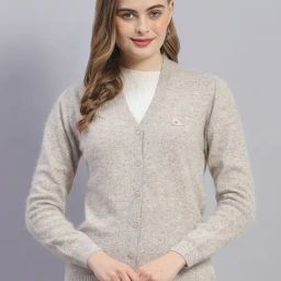 Monte Carlo Brown Wool Textured Cardigan-picture-18