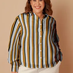 Zink London Multicolor Striped Shirt-image-22