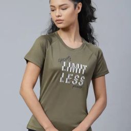 ALCIS Olive Graphic Print T-Shirt-image-25