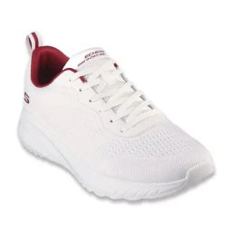 Skechers Men's BOBS SQUAD CHAOS White Running Shoes-image-35