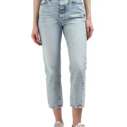 TOMMY HILFIGER Denim Cotton High Rise Jeans-image-24