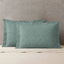 MYTRIDENT Green Soft Comfort 2 Pillow Covers Set-13