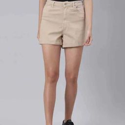 London Rag Beige Cotton Shorts-image-83