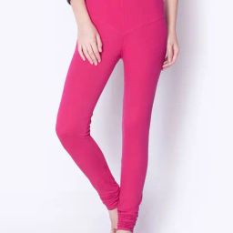 Dollar Missy Hot Pink Cotton Leggings-image-88