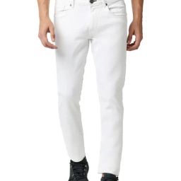 Basics White Super Skinny Fit Jeans-image-52