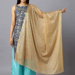 Aurelia Golden Printed Dupatta-picture-26