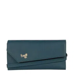 Baggit Green Textured Wallet for Women-image-40