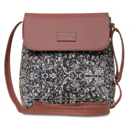 ZOUK Black Printed Cross Body Bag-59