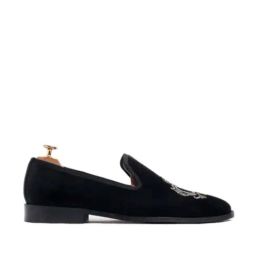 Griffin Men's Black Casual Loafers-image-92
