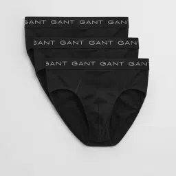 GANT Black Regular Fit Solid Briefs-picture-25
