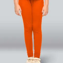 Lyra Kids Orange Skinny Fit Leggings-image-106