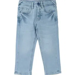 Allen Solly Junior Blue Solid Jeans-picture-36