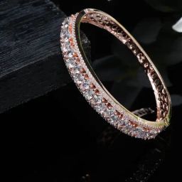 YouBella Jewellery Celebrity Inspired Gold-Plated American Diamond Classic Bracelet-image-54