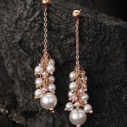 Aatmana Gold-Plated Classic Pearl Drop Earrings image 1