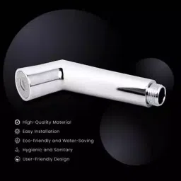 D&B BATHWARE ABS Chrome Finish Health Faucet with 1 m Hose and Holder, DB-TLTHF6617 image 2