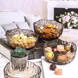 Goodhomes Brown Glass Multipurpose Bowl (0.36 L) - Set of 4-image-40