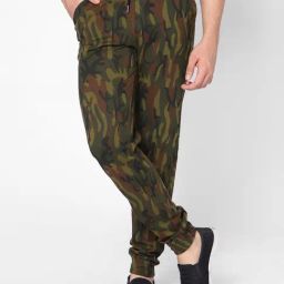 TeenTrums Boys Multicolor Camouflage Joggers-image-26