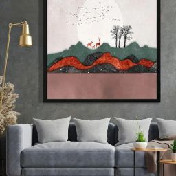 999Store Printed Multicolor Canvas Wall Art-15