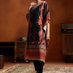WOMEN PLUS Women Ethnic Motifs Printed Kurta with Pyjama-35
