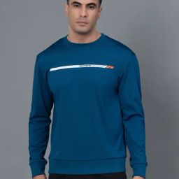 Red Tape Blue Regular Fit Graphic Sweatshirt-image-68
