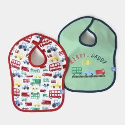 MiArcus Kids Multicolor Printed Bibs (Pack of 2)-image-25