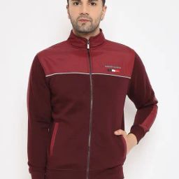Duke Wine Regular Fit Printed Sweatshirt-27