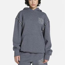 Puma Grey Print Relaxed Fit Hoodie-image-31